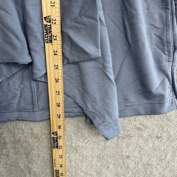 NEW Max & Mia Women's XL Blue Open Front Cardigan Side Pocket - Picture 4 of 9